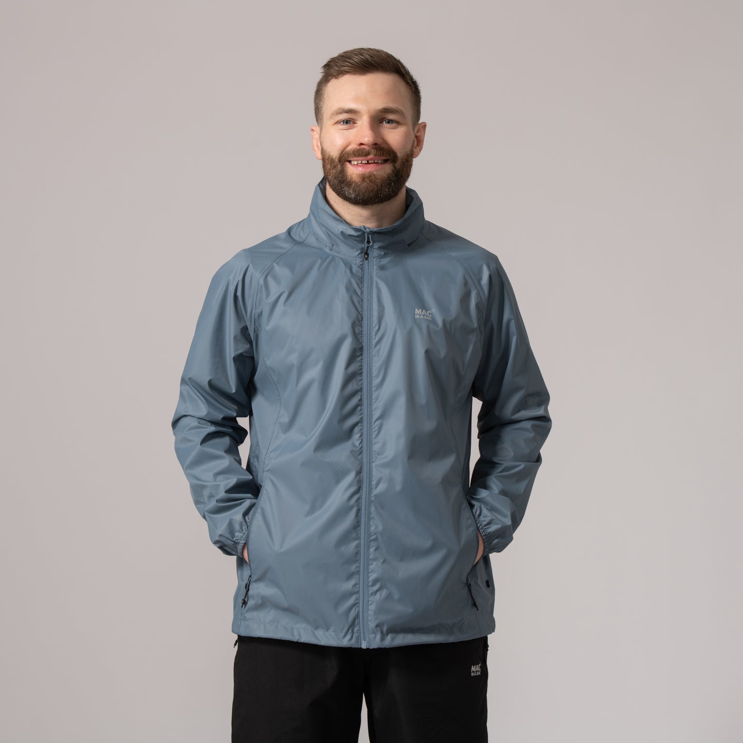 Origin Packable Waterproof Jacket  - Steel Grey