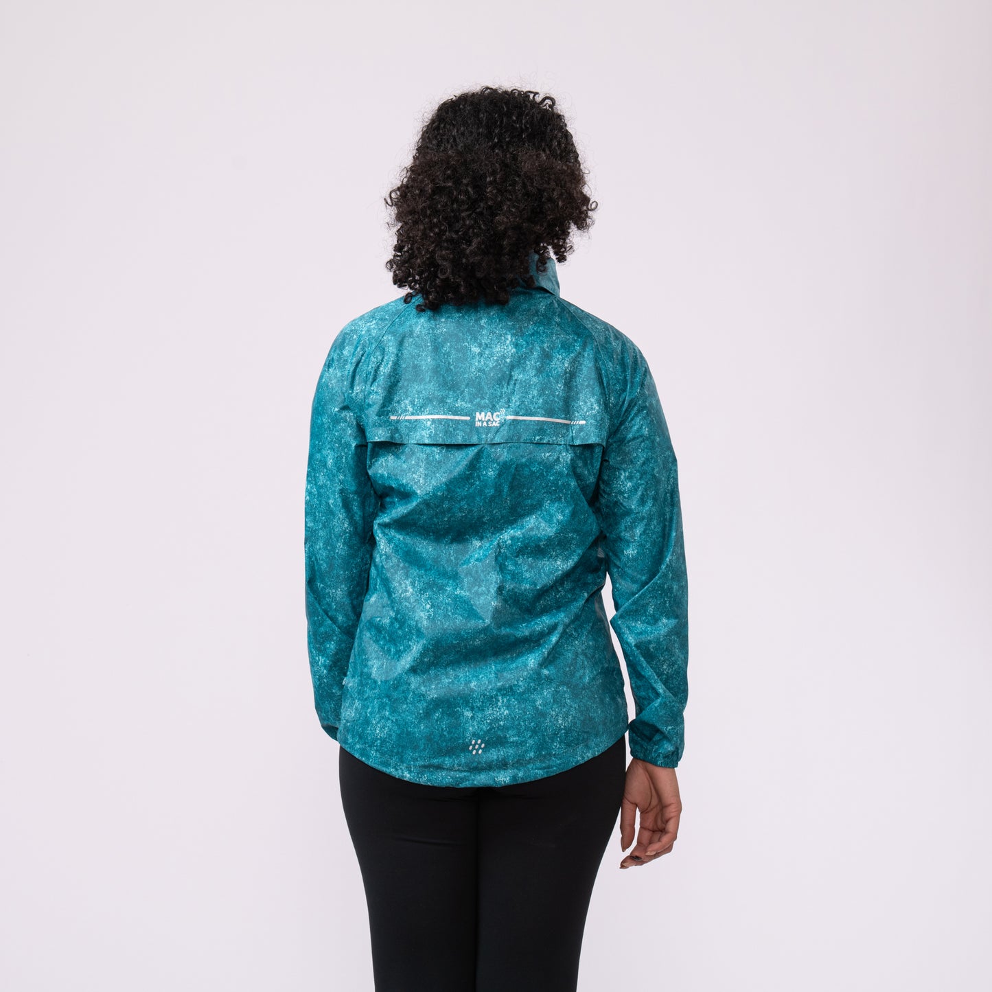 Origin Packable Waterproof Jacket - Teal Etch