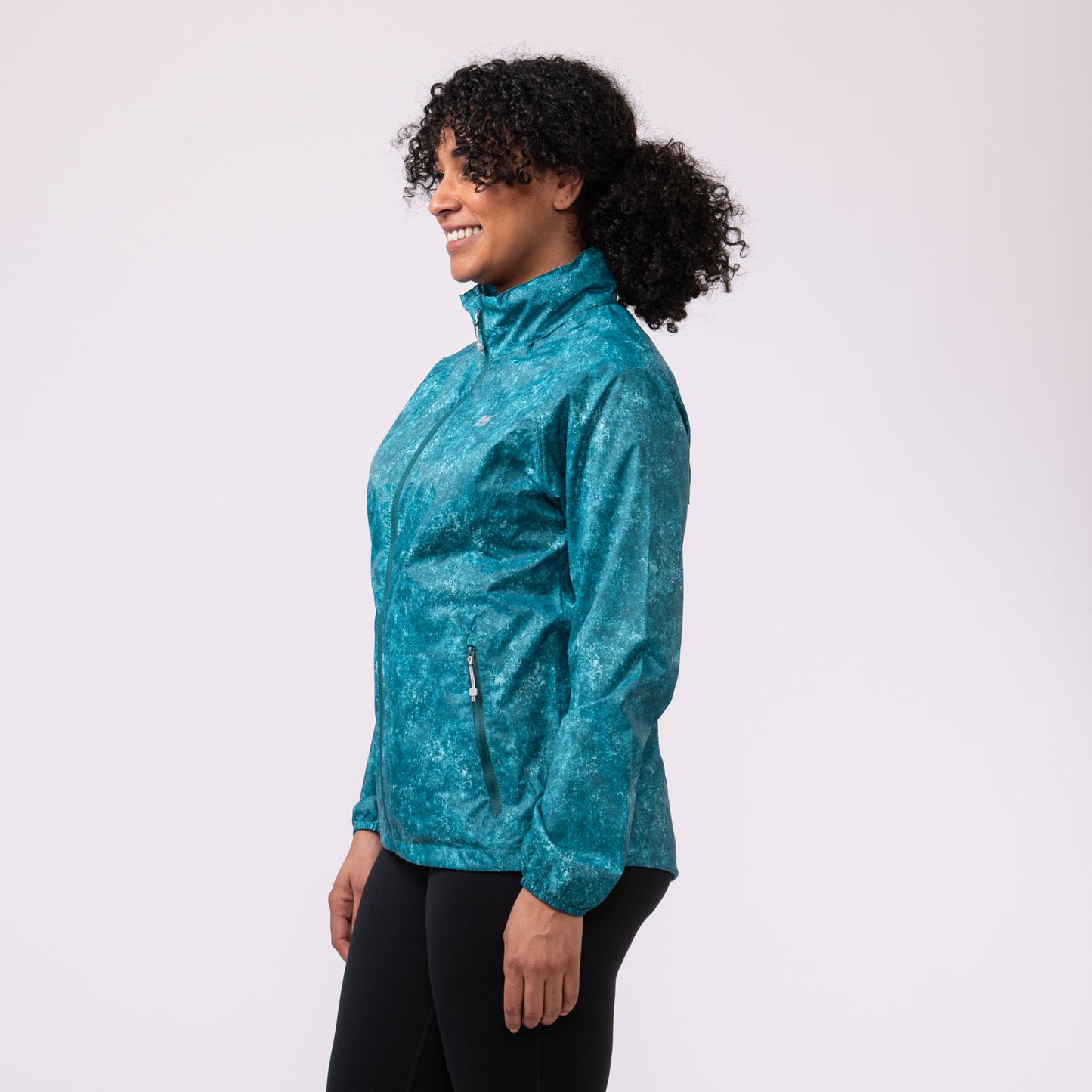 Origin Packable Waterproof Jacket - Teal Etch