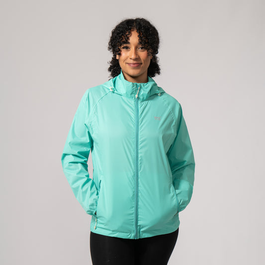 Origin Packable Waterproof Jacket - Tiffany