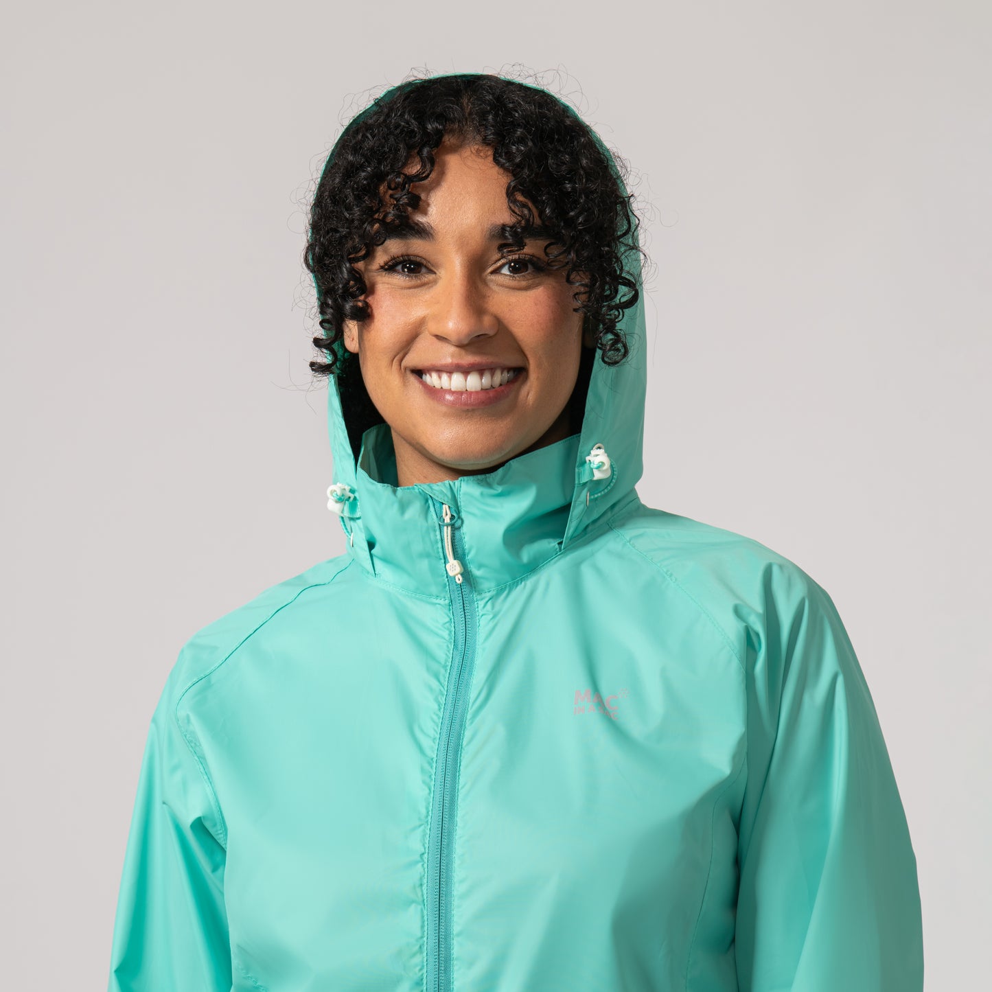 Origin Packable Waterproof Jacket - Tiffany