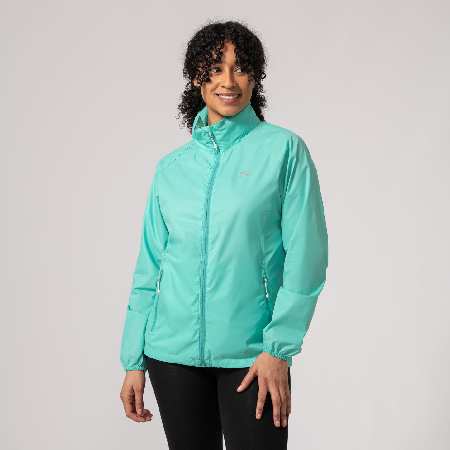 Origin Packable Waterproof Jacket - Tiffany