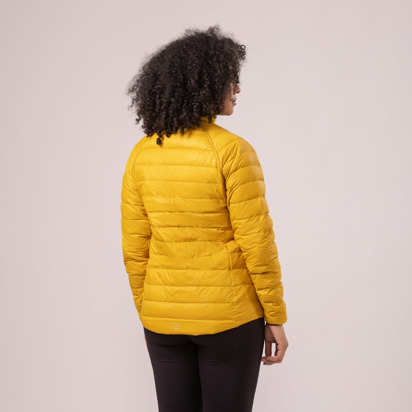 Polar - Packable Women's Down Jacket -  Navy Mustard