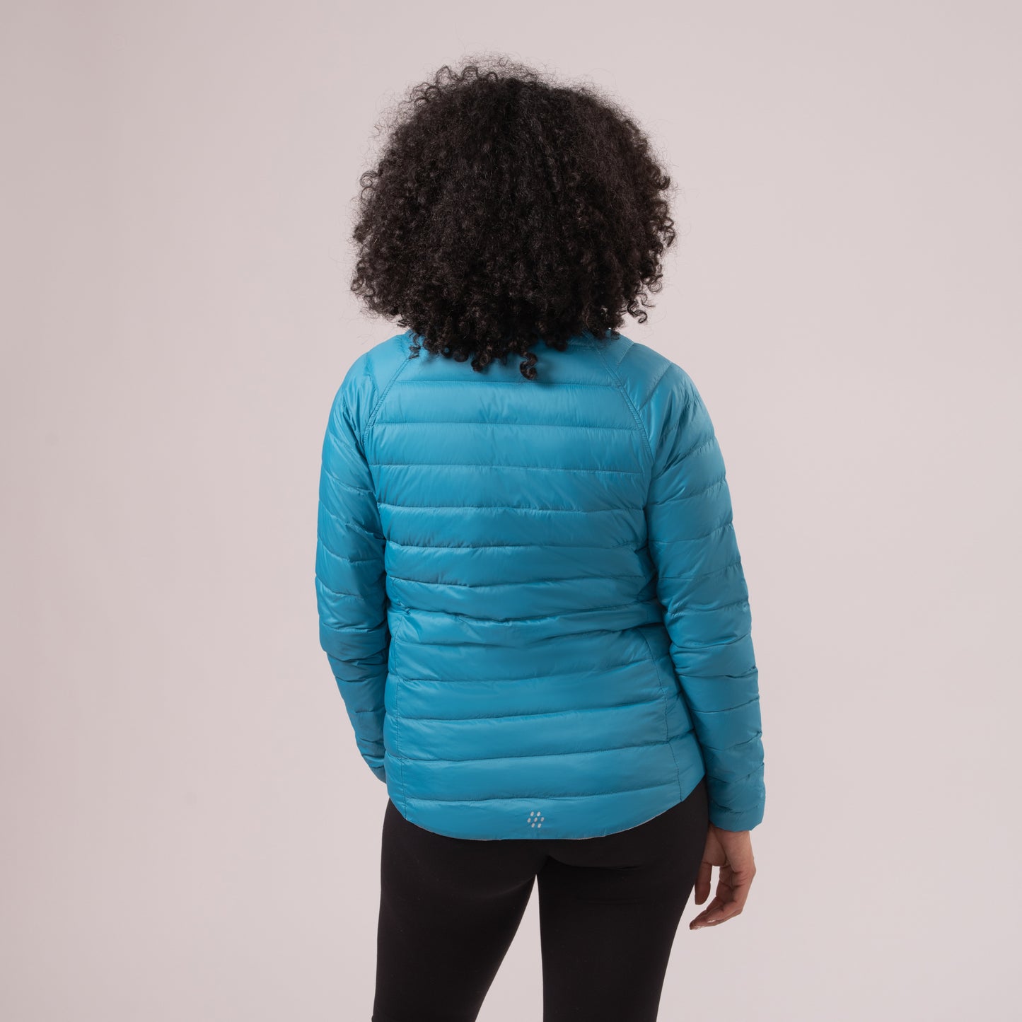 Polar - Packable Women's Down Jacket - Petrol Soft Grey