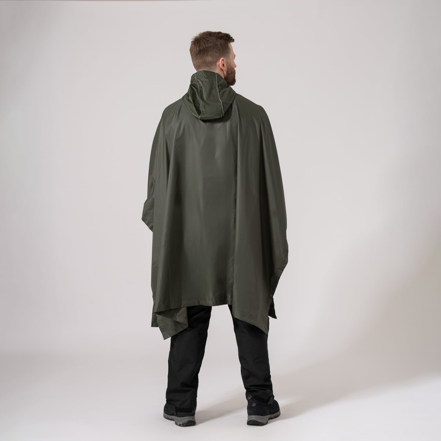 Poncho Packable Waterproof Cape - Khaki