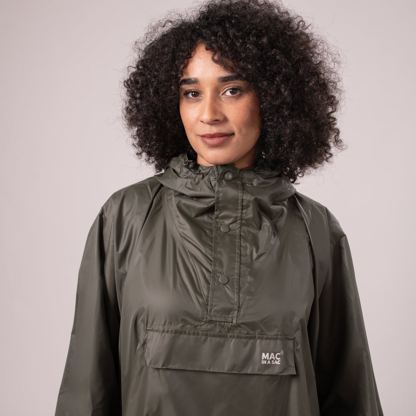 Poncho Packable Waterproof Cape - Khaki
