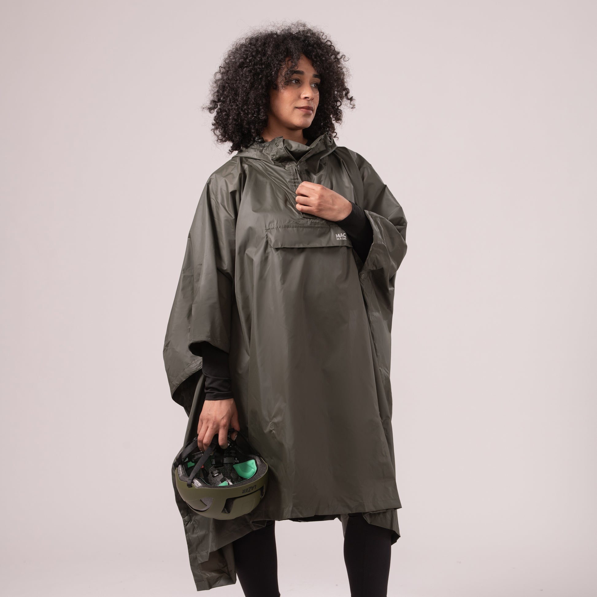 french police rain poncho with carrying bag Poncho. Packable Waterproof Cape