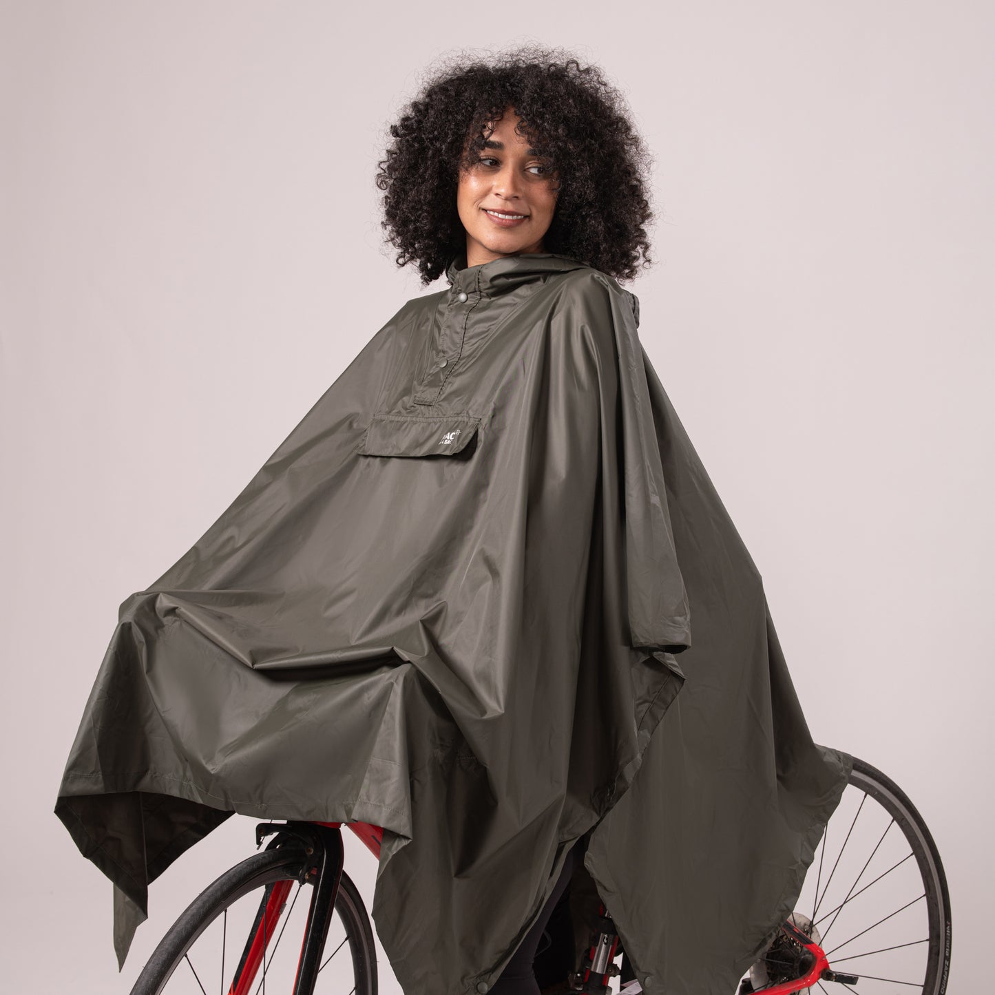 Poncho Packable Waterproof Cape - Khaki