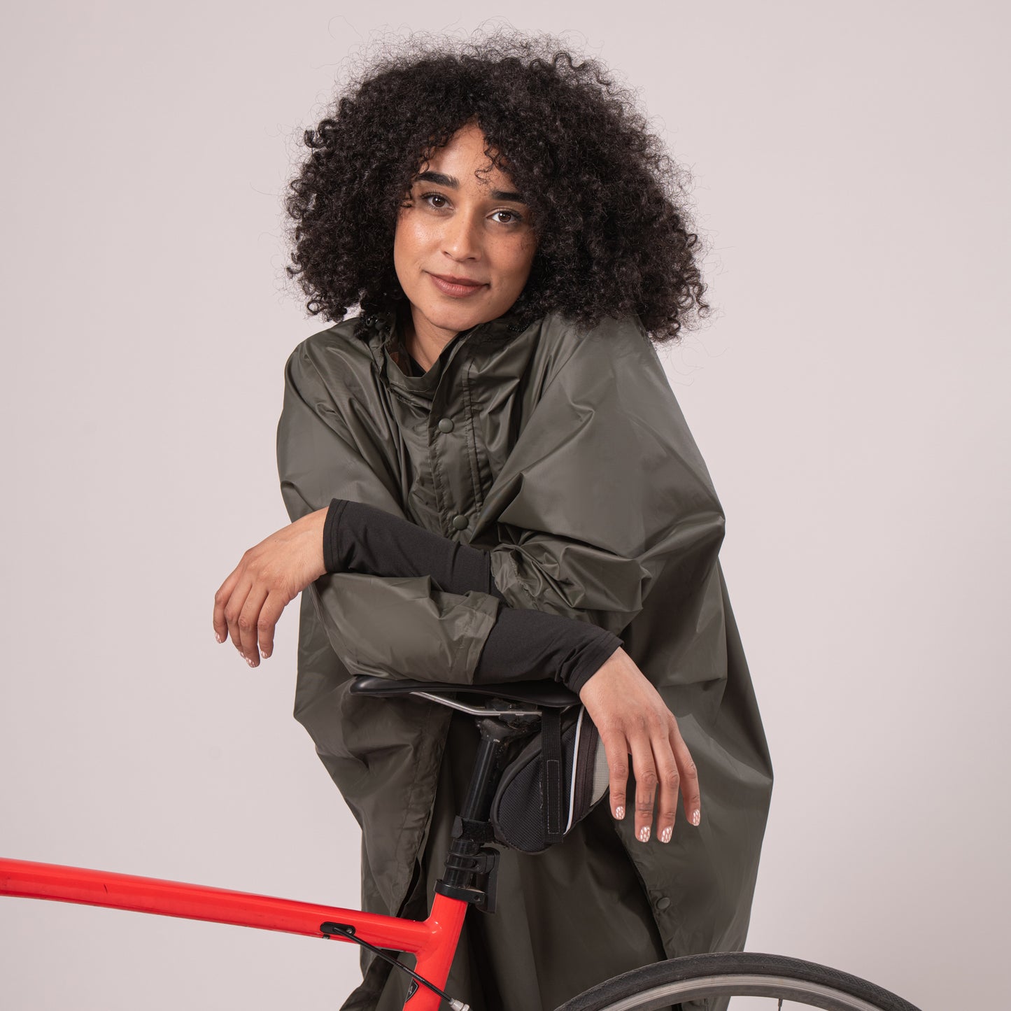 Poncho Packable Waterproof Cape - Khaki