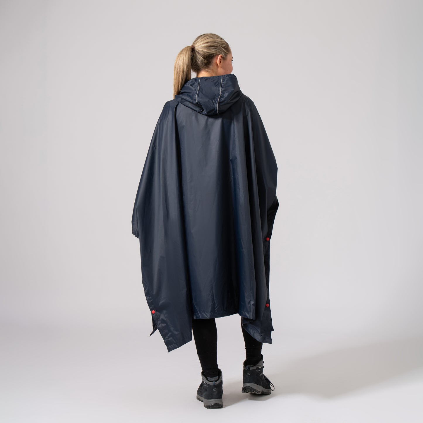 Poncho Packable Waterproof Cape - Navy