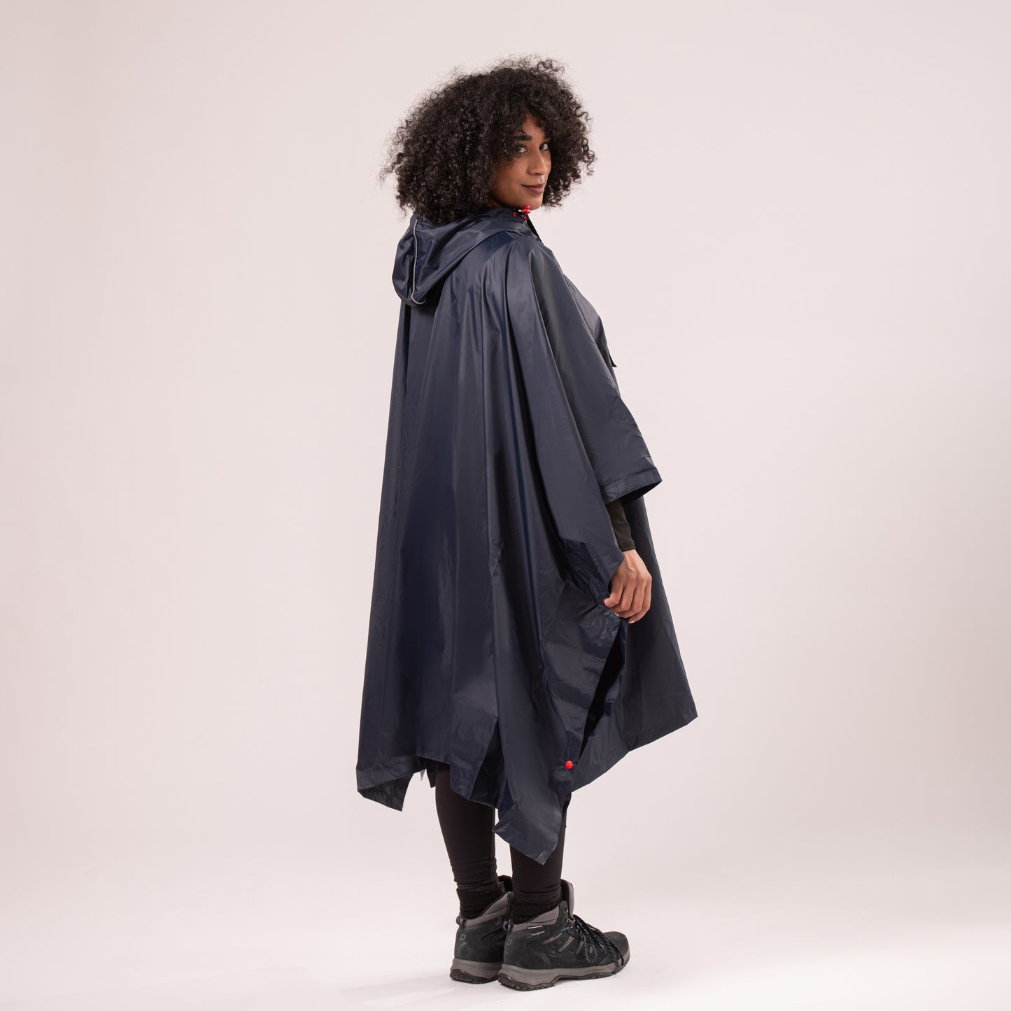 Poncho Packable Waterproof Cape - Navy