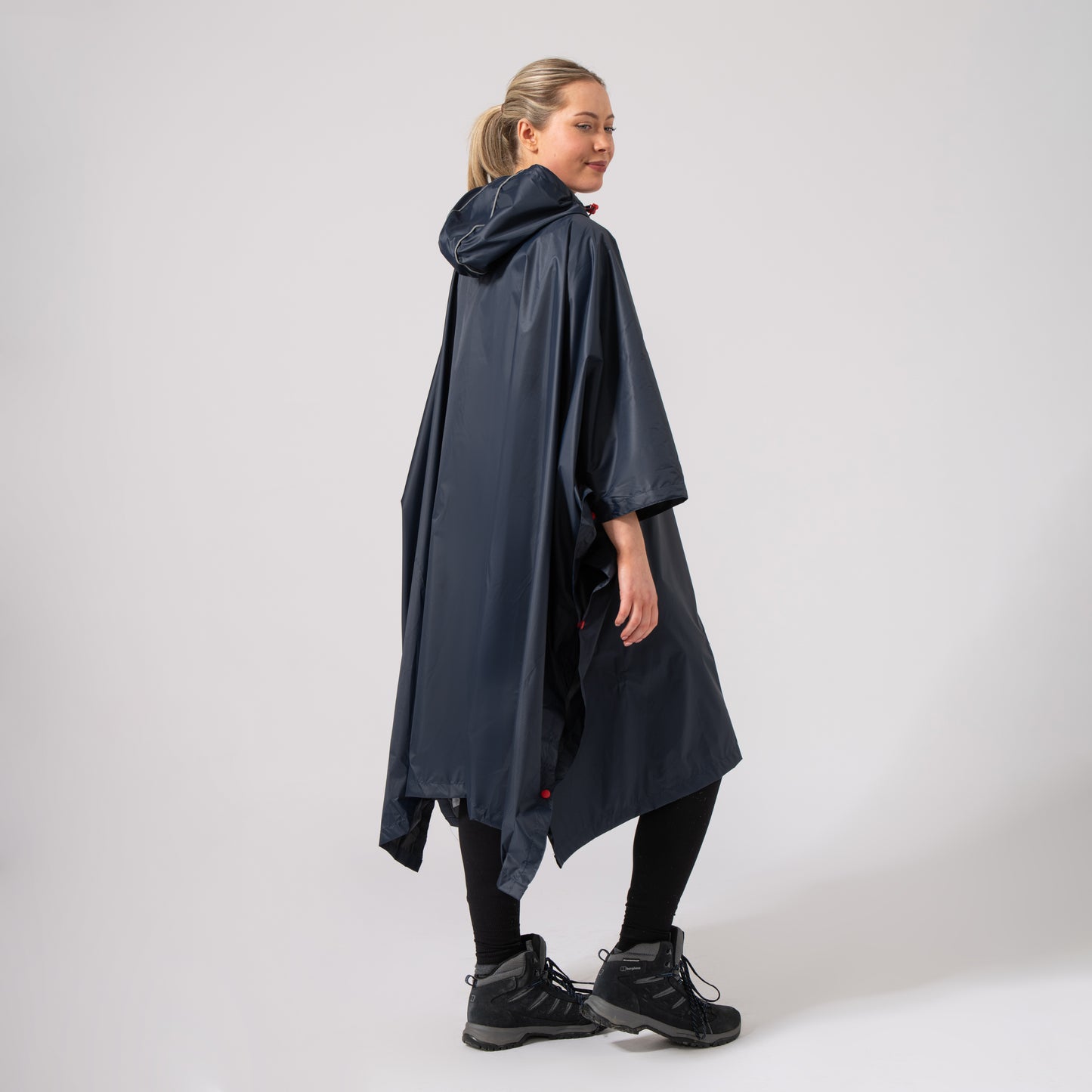 Poncho Packable Waterproof Cape - Navy