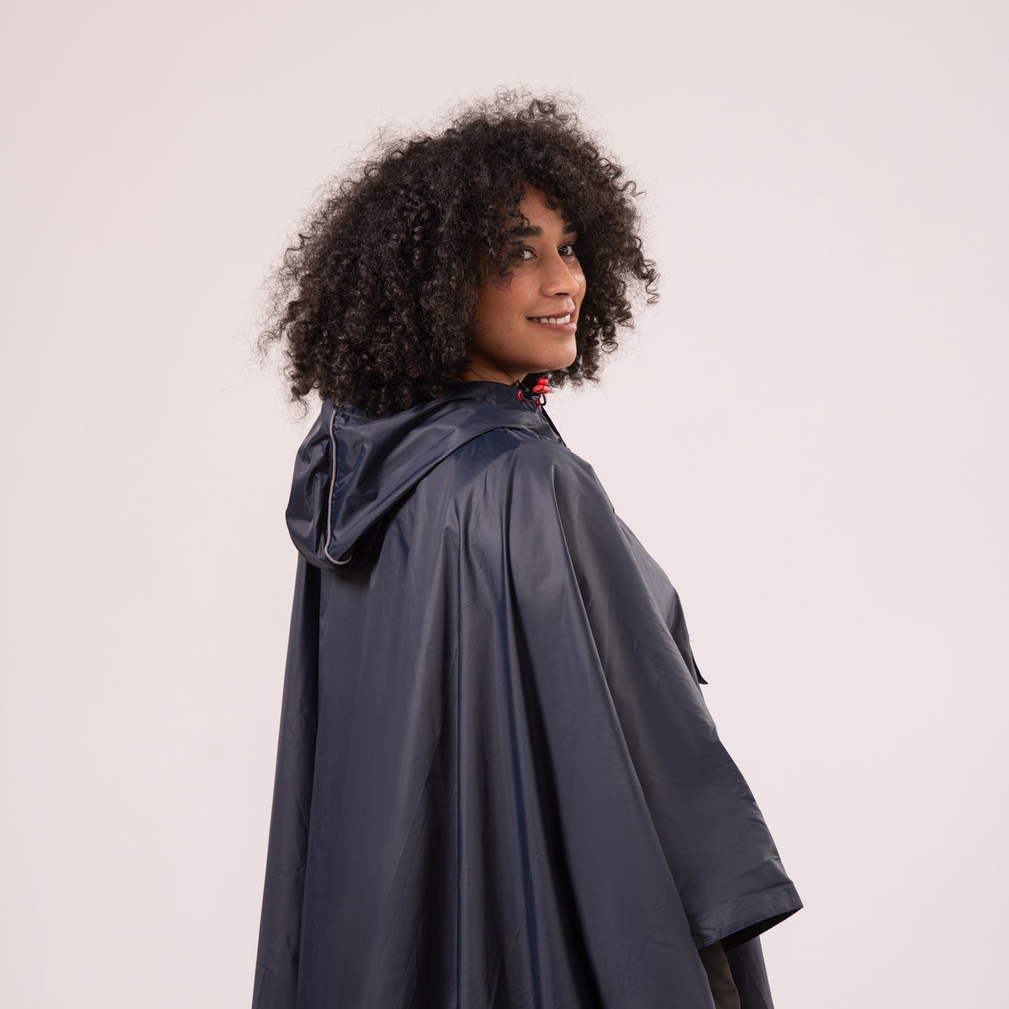 Poncho Packable Waterproof Cape - Navy