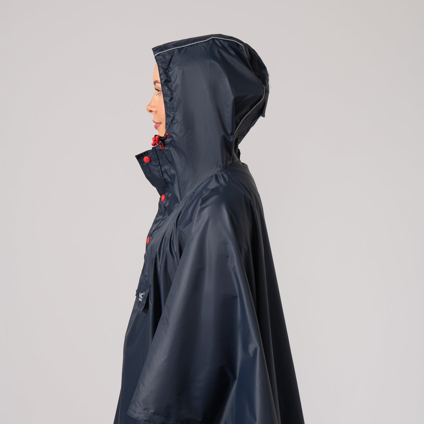Poncho Packable Waterproof Cape - Navy