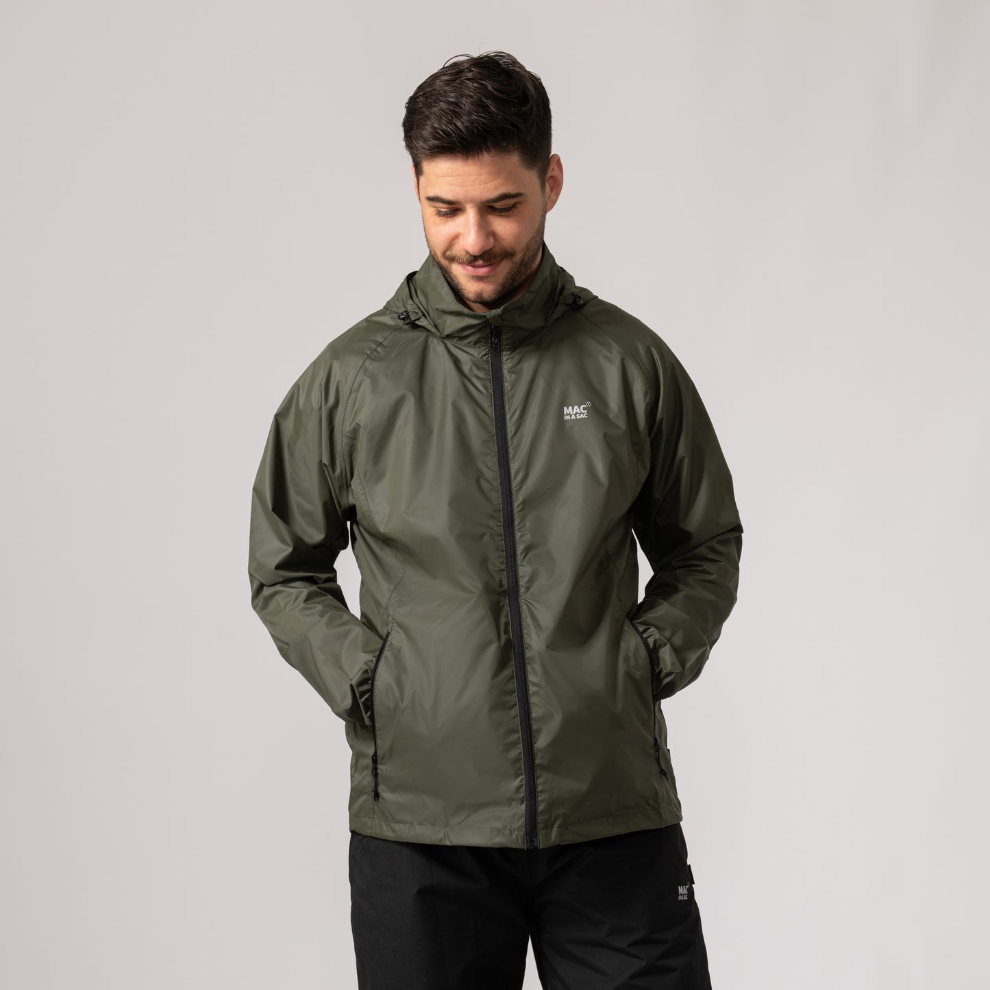 Origin Packable Waterproof Jacket - Khaki