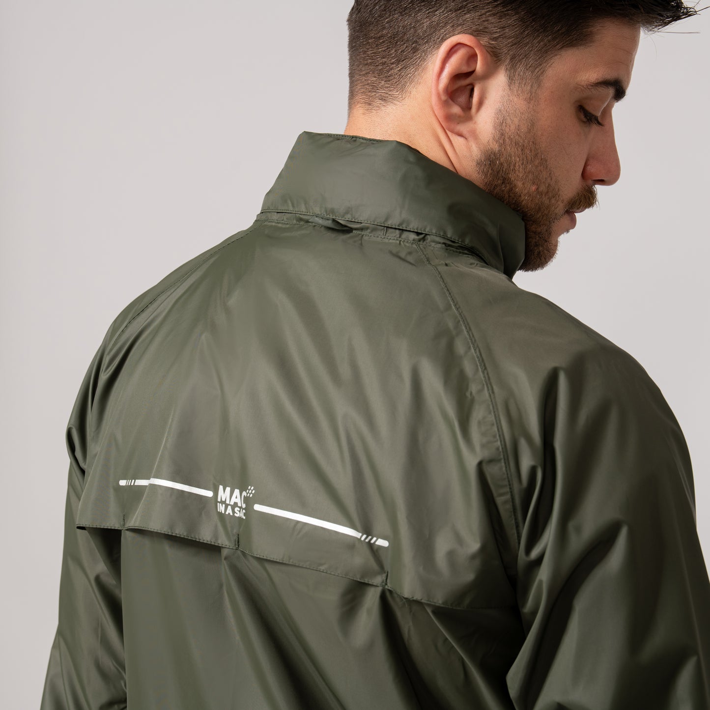 Origin Packable Waterproof Jacket - Khaki