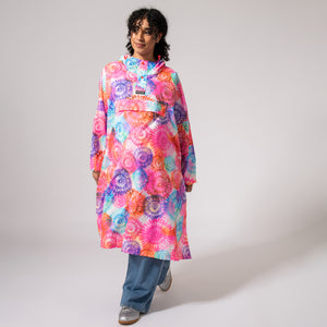 Poncho Packable Waterproof Cape - Tie Dye