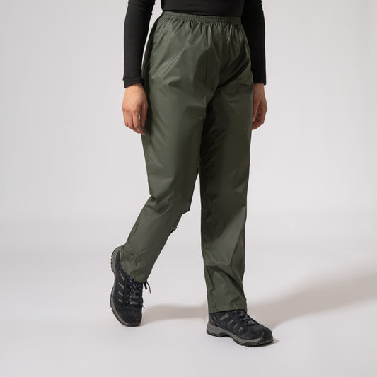 Origin Packable Waterproof Overtrousers - Khaki