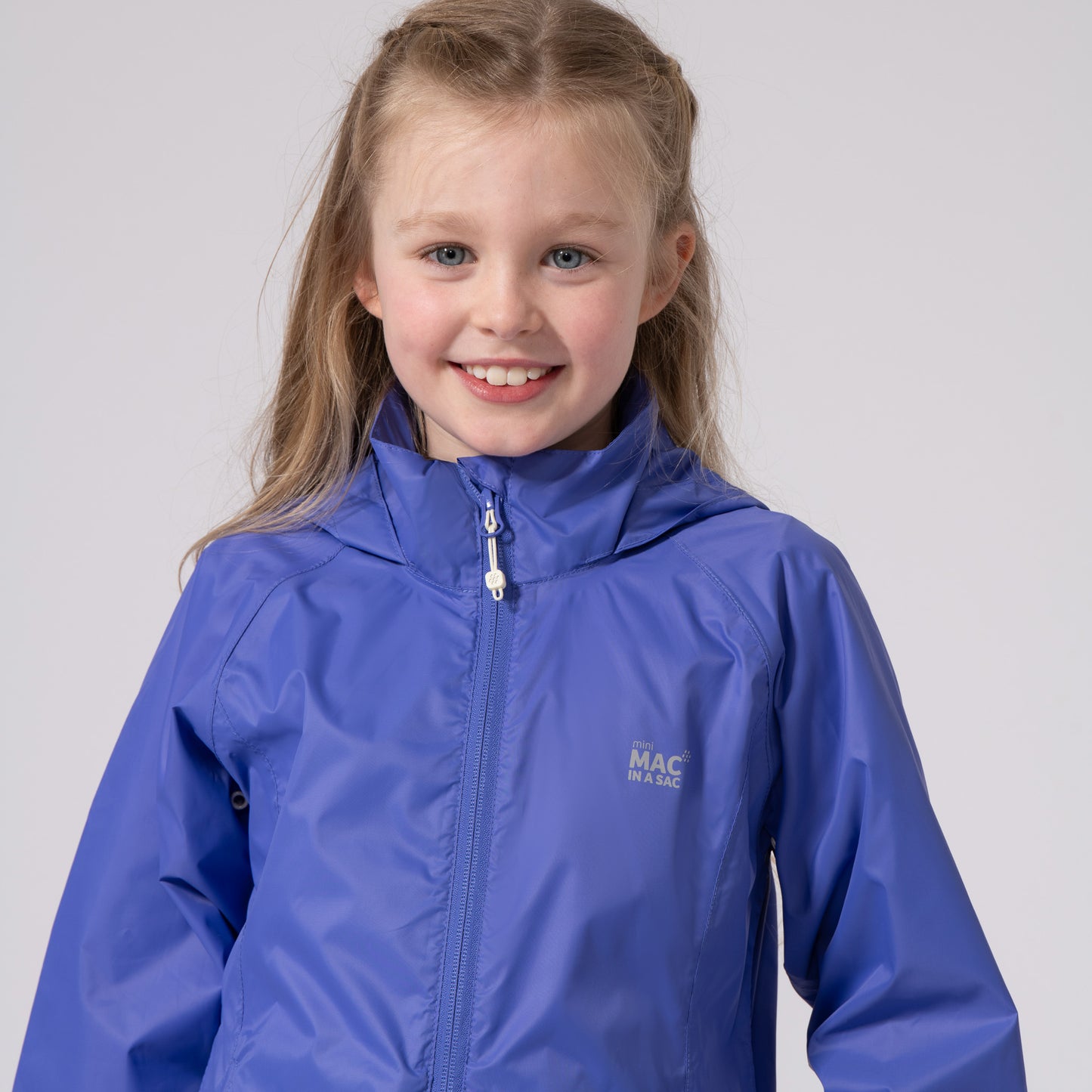 Origin Mini Packable Waterproof Kids Jacket - Ultraviolet