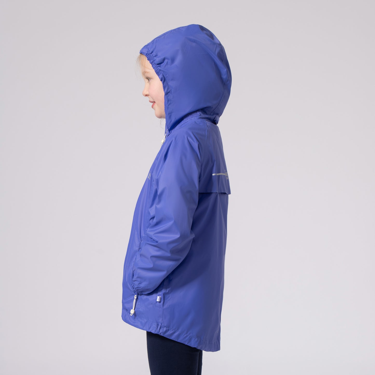 Origin Mini Packable Waterproof Kids Jacket - Ultraviolet