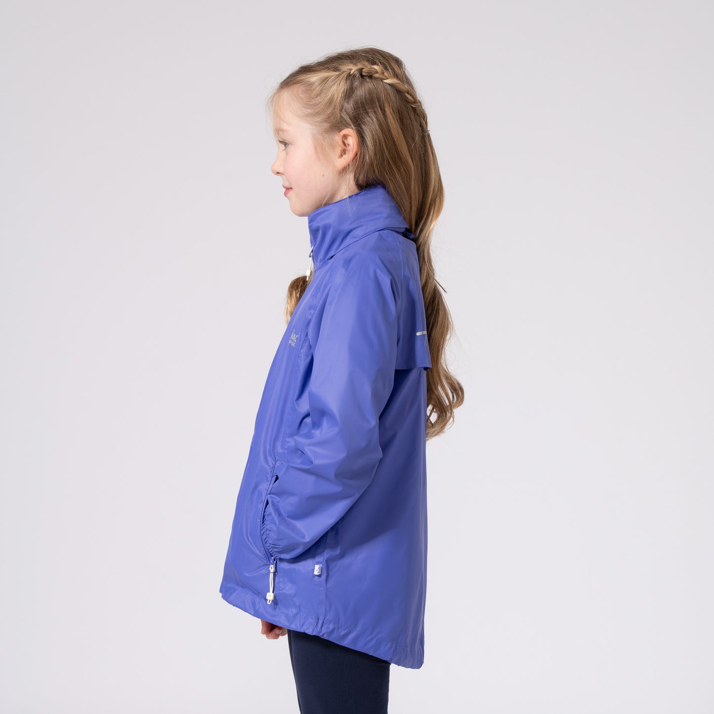 Origin Mini Packable Waterproof Kids Jacket - Ultraviolet