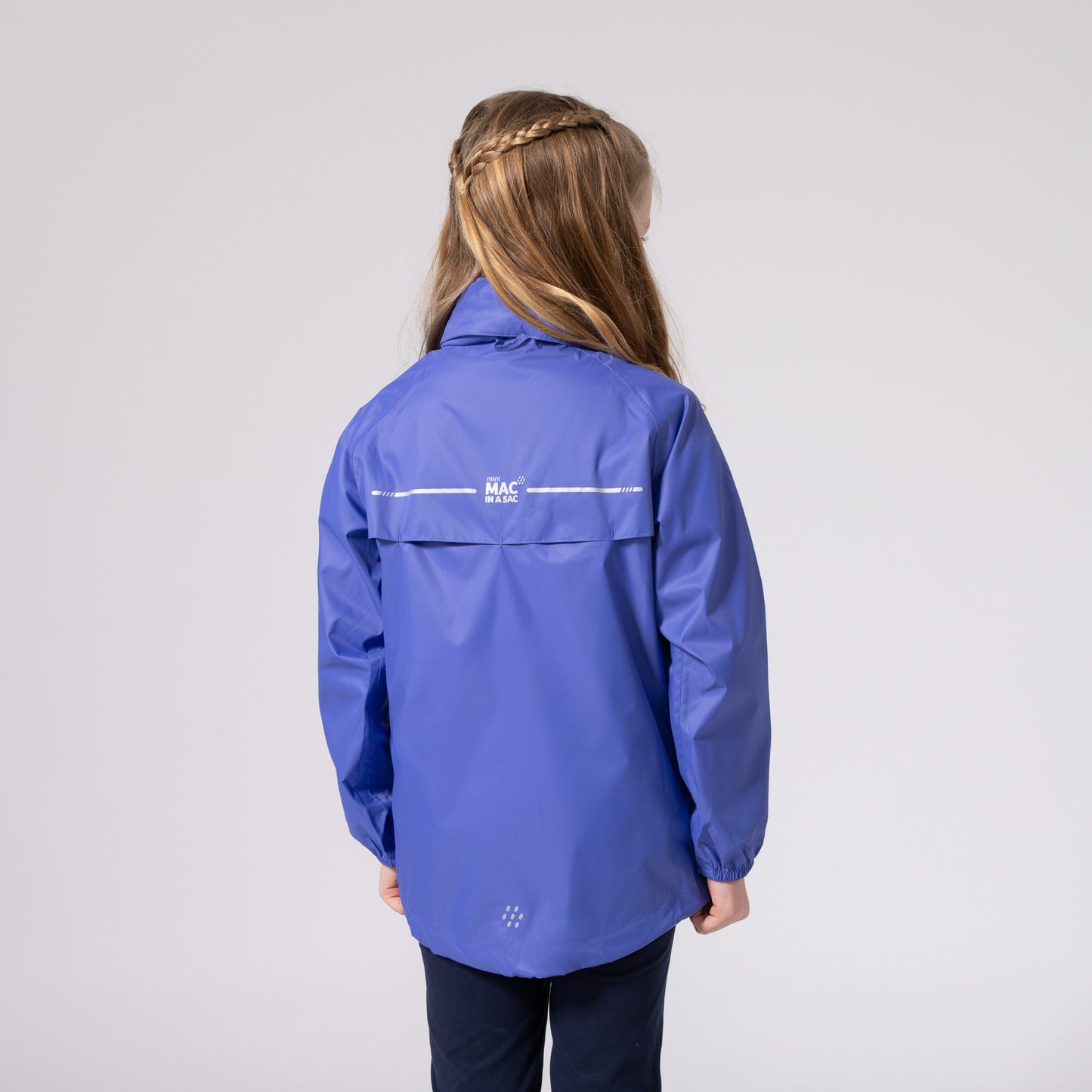 Origin Mini Packable Waterproof Kids Jacket - Ultraviolet