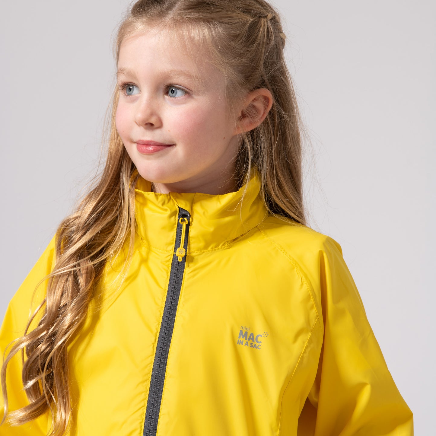 Origin Mini Packable Waterproof Kids Jacket - Yellow