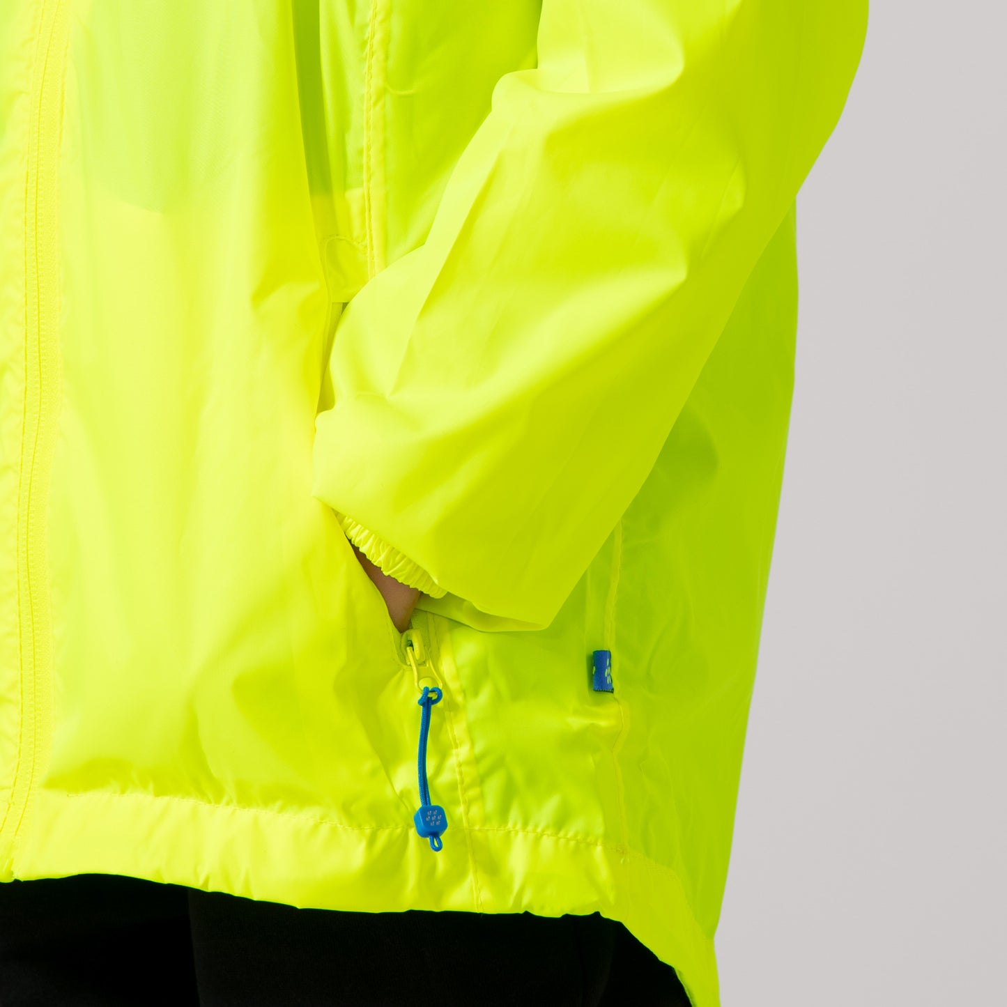 Origin Mini Packable Waterproof Kids Jacket - Neon Yellow
