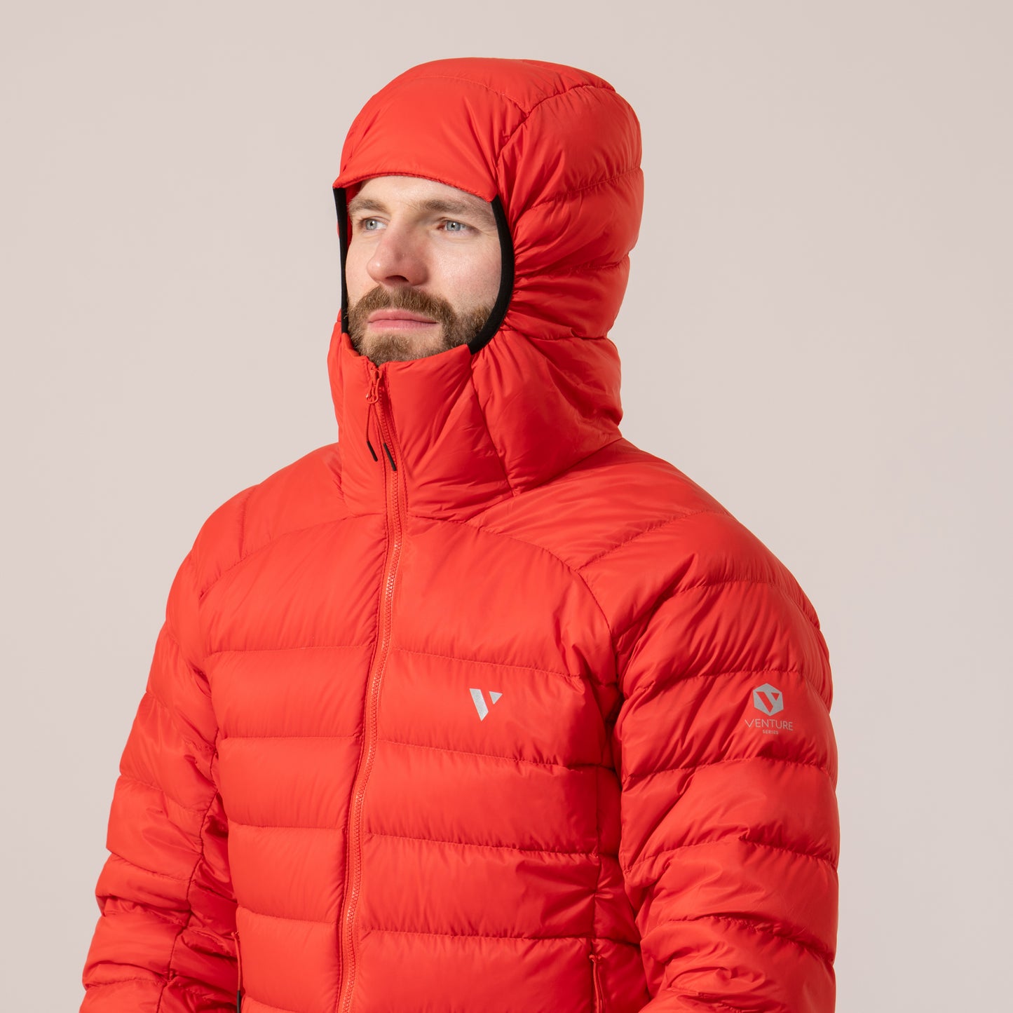 Summit – Men’s Packable Down Filled Insulated Jacket - Flame