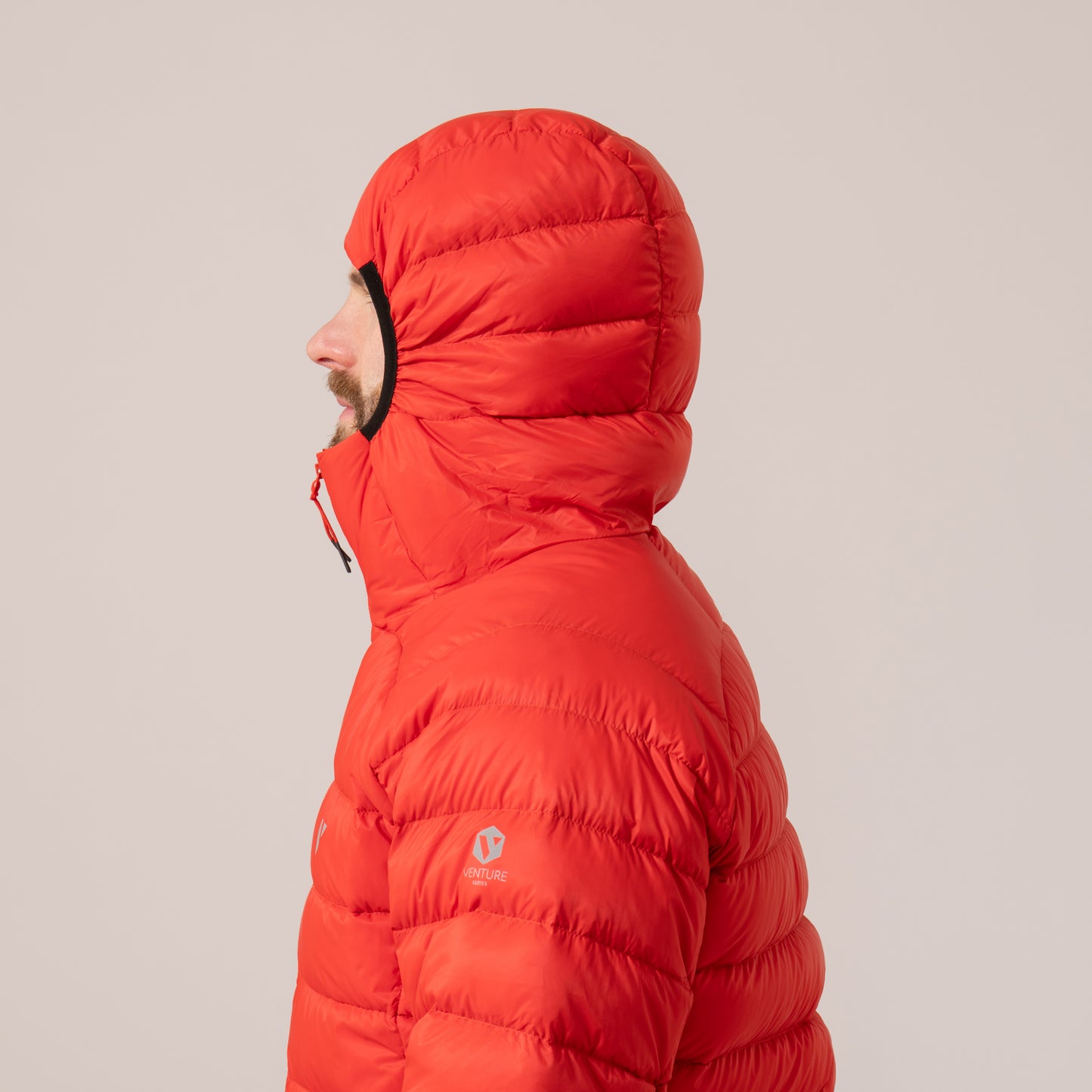 Summit – Men’s Packable Down Filled Insulated Jacket - Flame