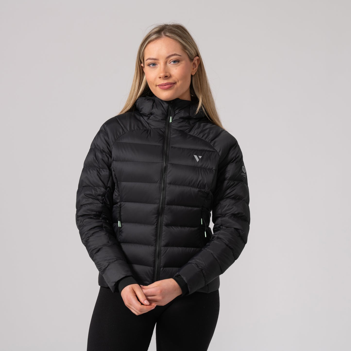 Summit – Women's Packable Down Filled Insulated Jacket Jet Black
