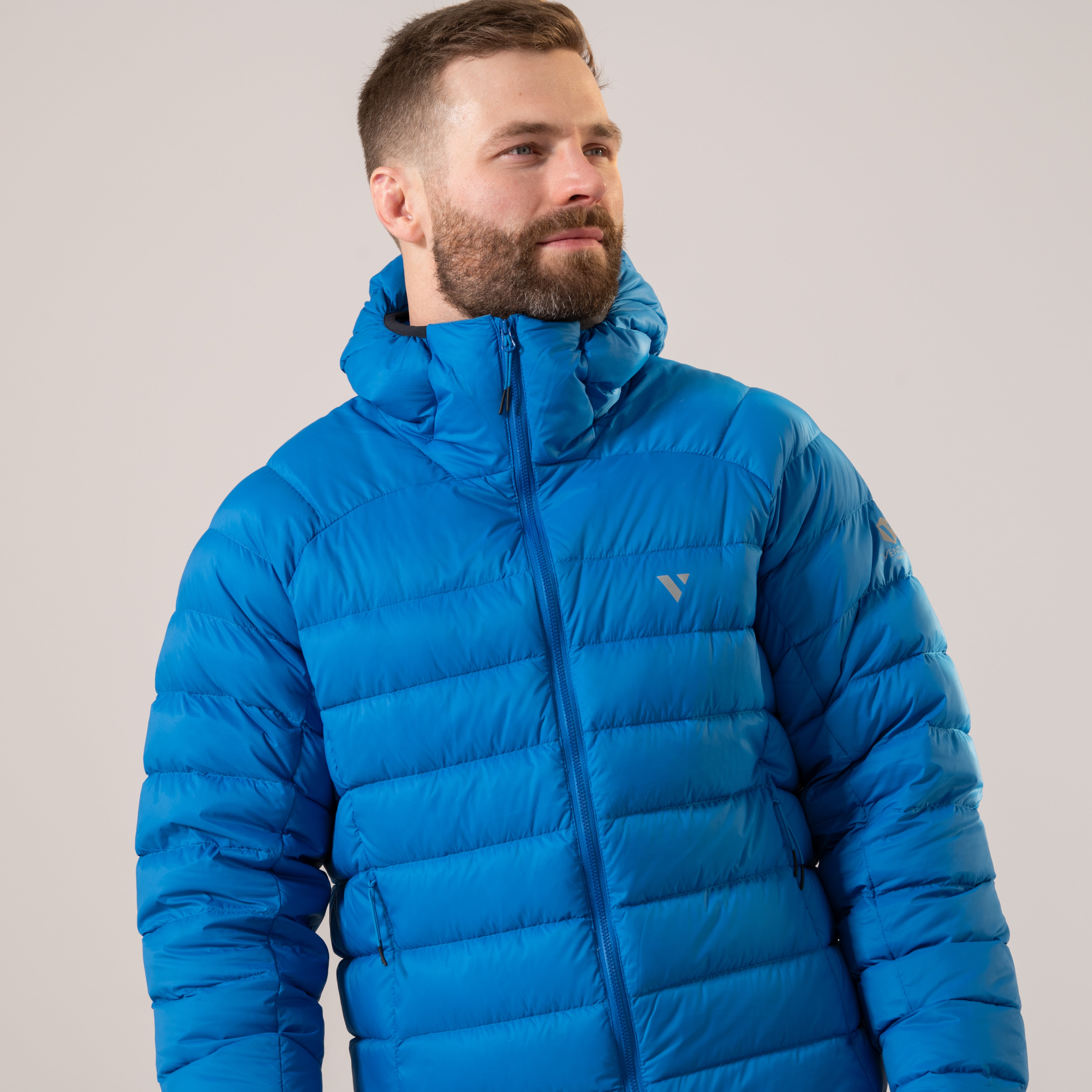 Summit – Men’s Packable Down Filled Insulated Jacket - Ocean Blue – Mac ...