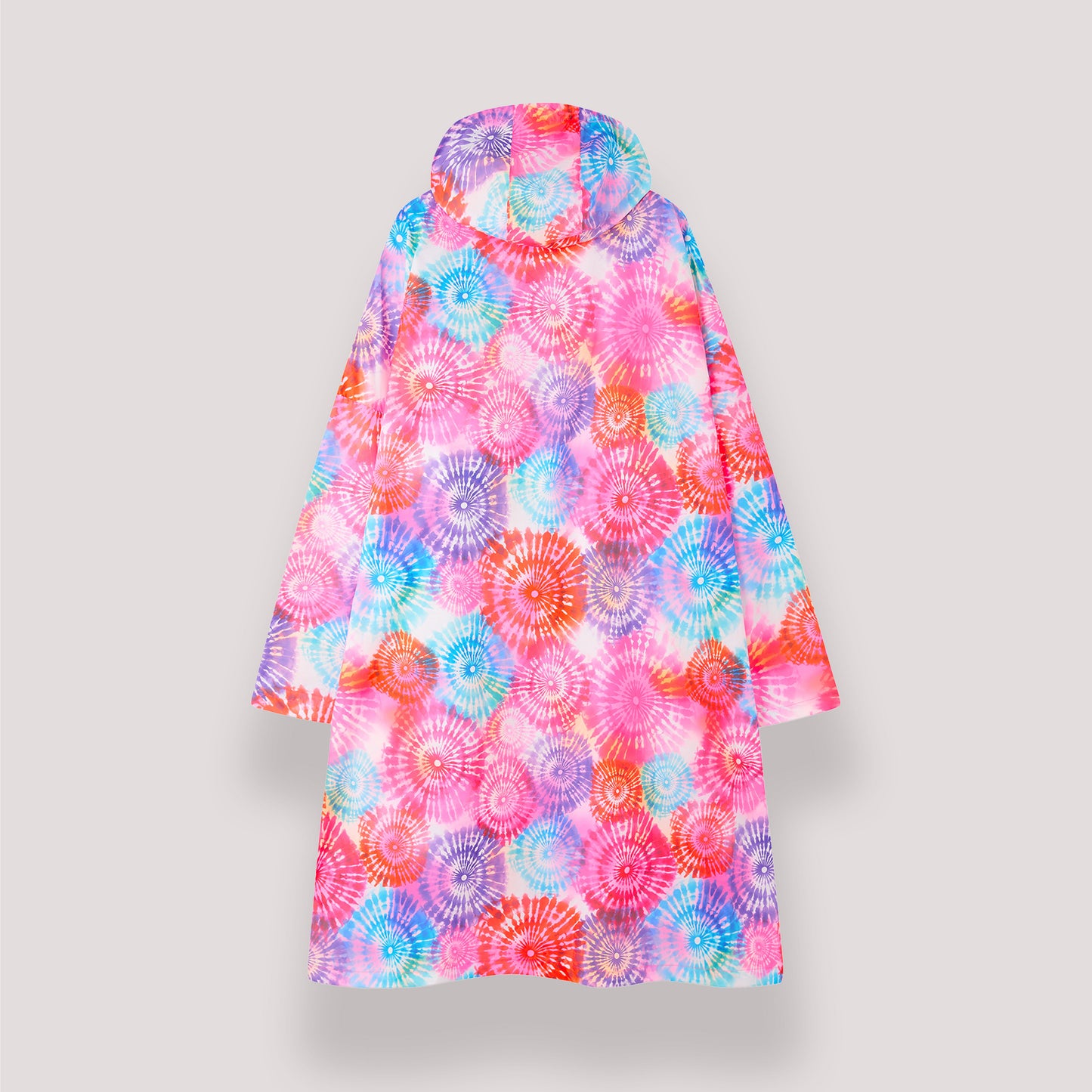 Poncho Packable Waterproof Cape - Tie Dye