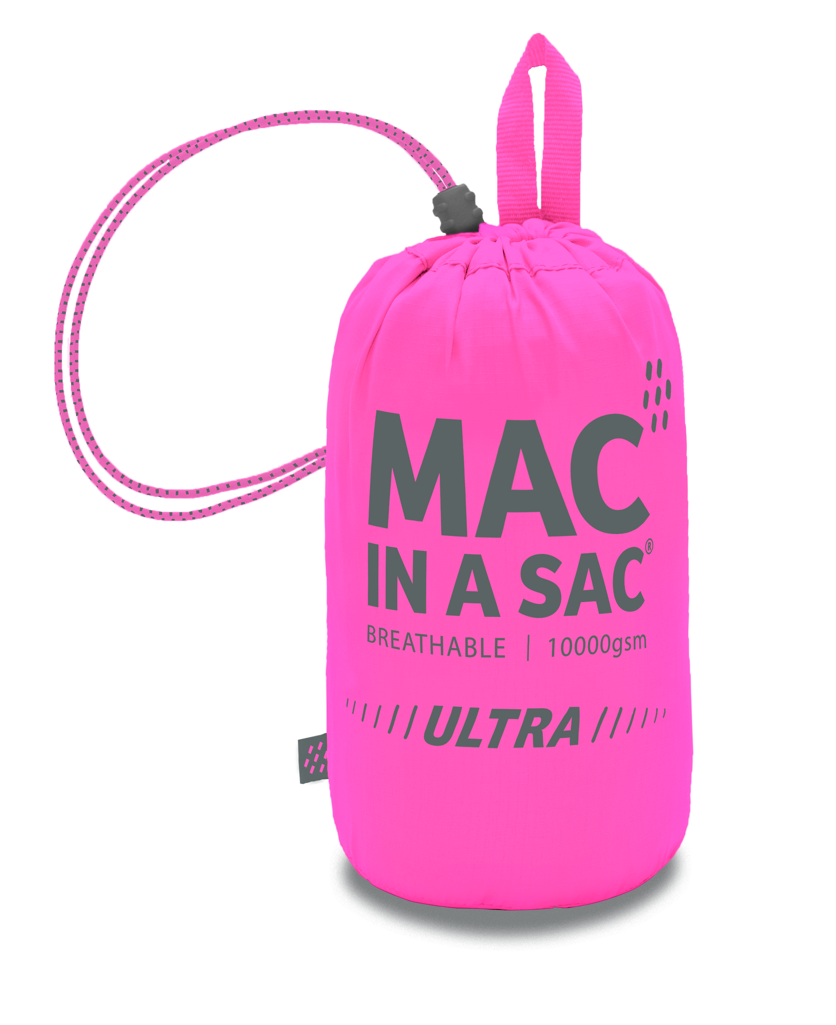 Ultra Packable Running Jacket - Neon Pink