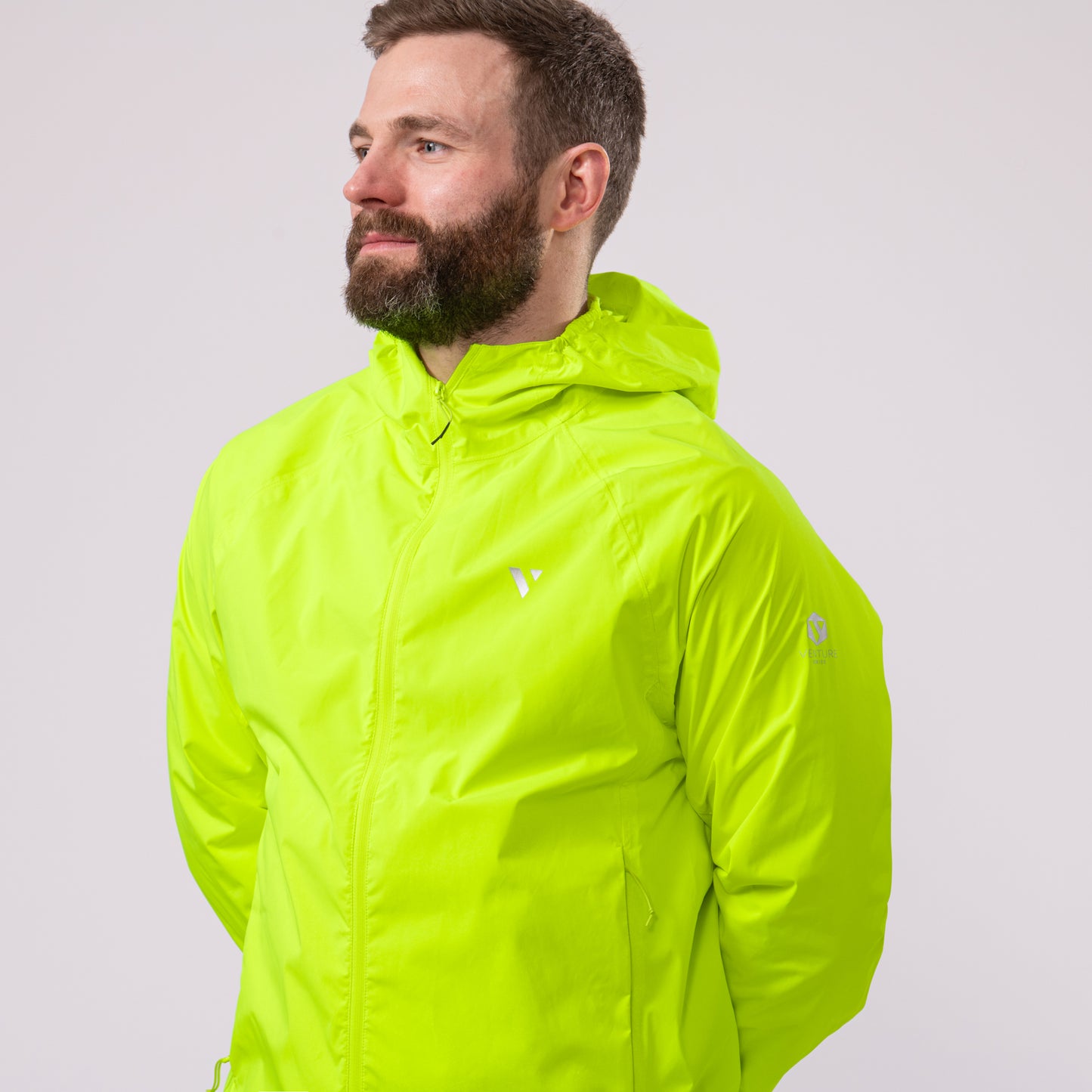 Ultralite - Men's Running Jacket - Neon Yellow