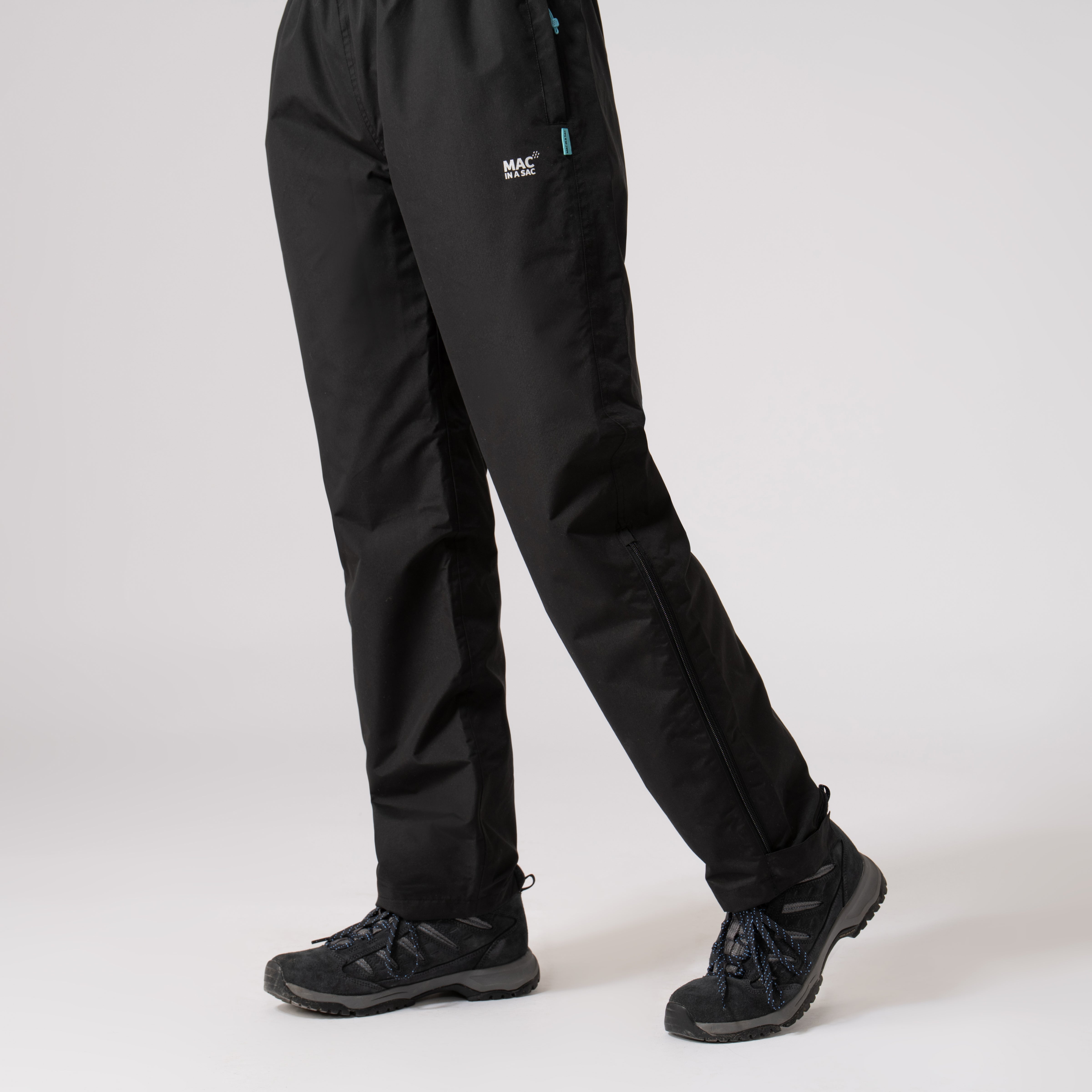 Voyager - Women's Waterproof Overtrousers - Liquorice – Mac in a Sac