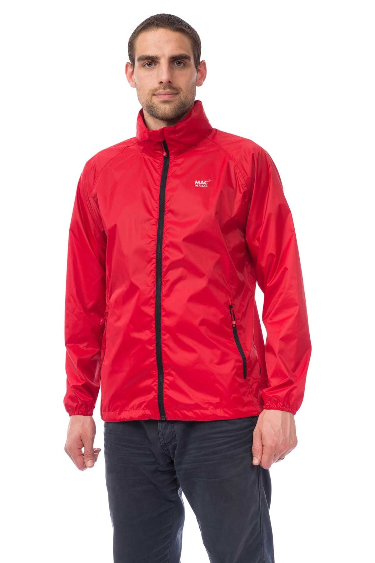 Origin Packable Waterproof Jacket - Lava Red