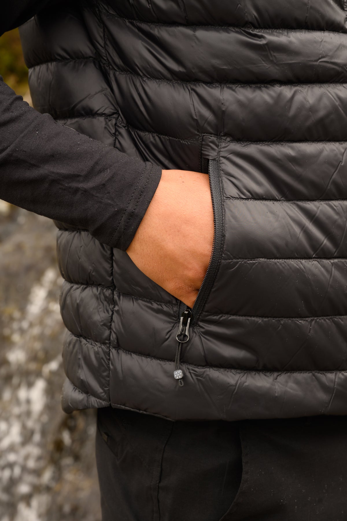 Alpine - Packable Men's Down Gilet - Jet Black