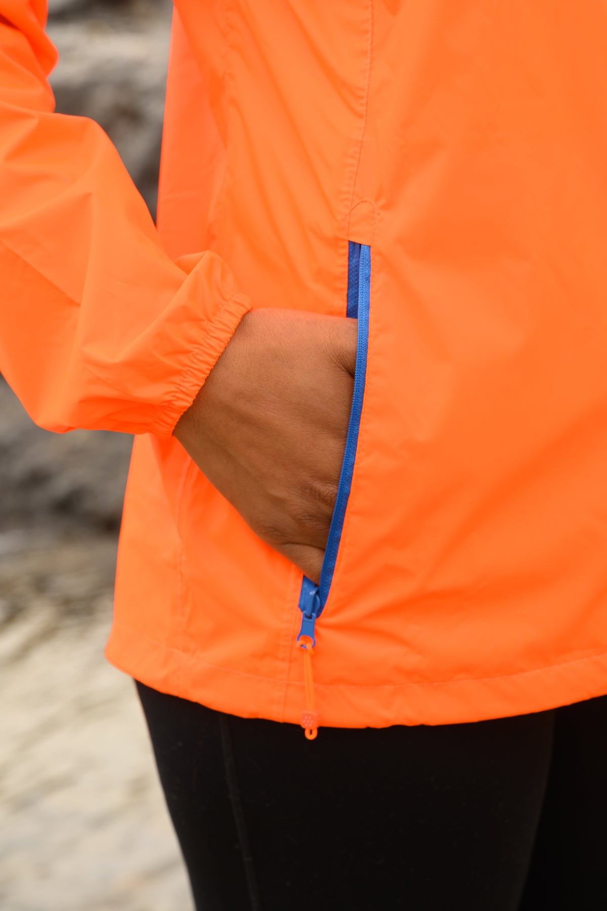 Origin Packable Waterproof Jacket - Neon Orange