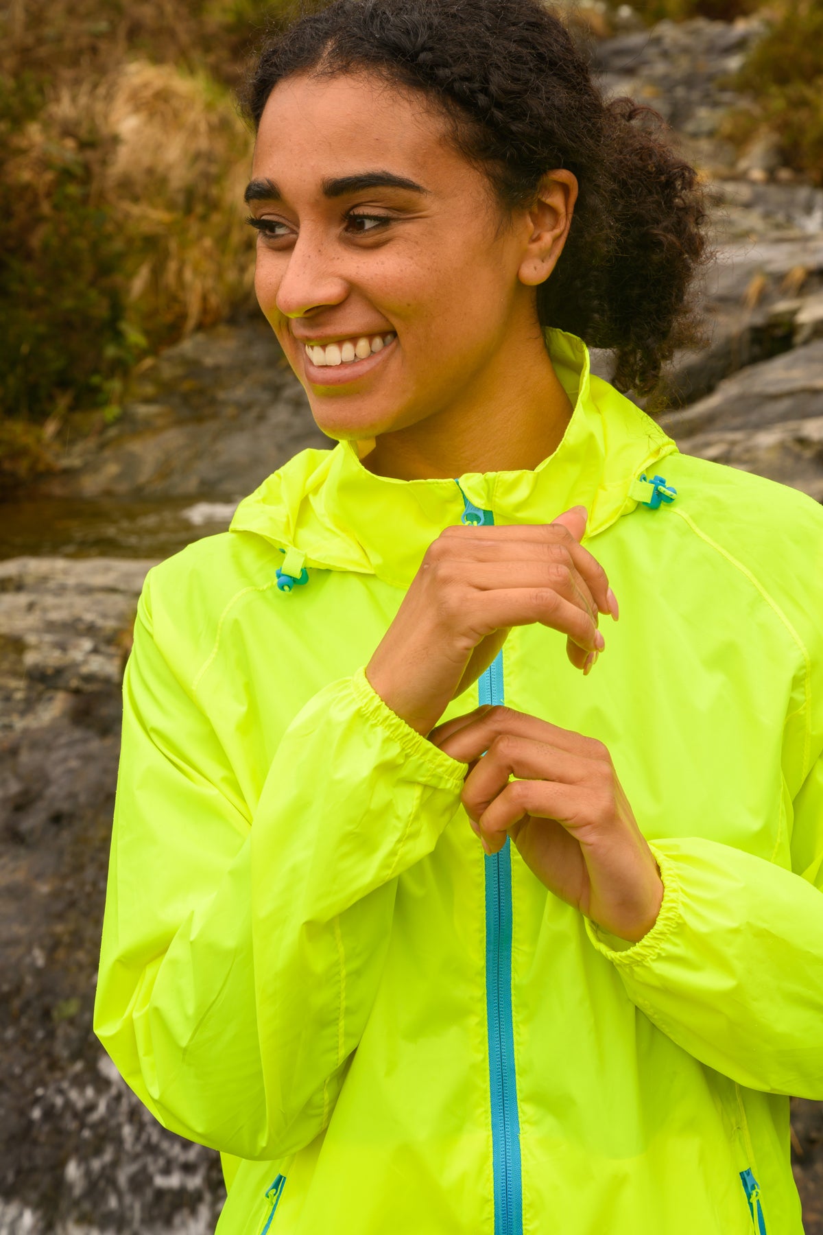 Origin Packable Waterproof Jacket - Neon Yellow