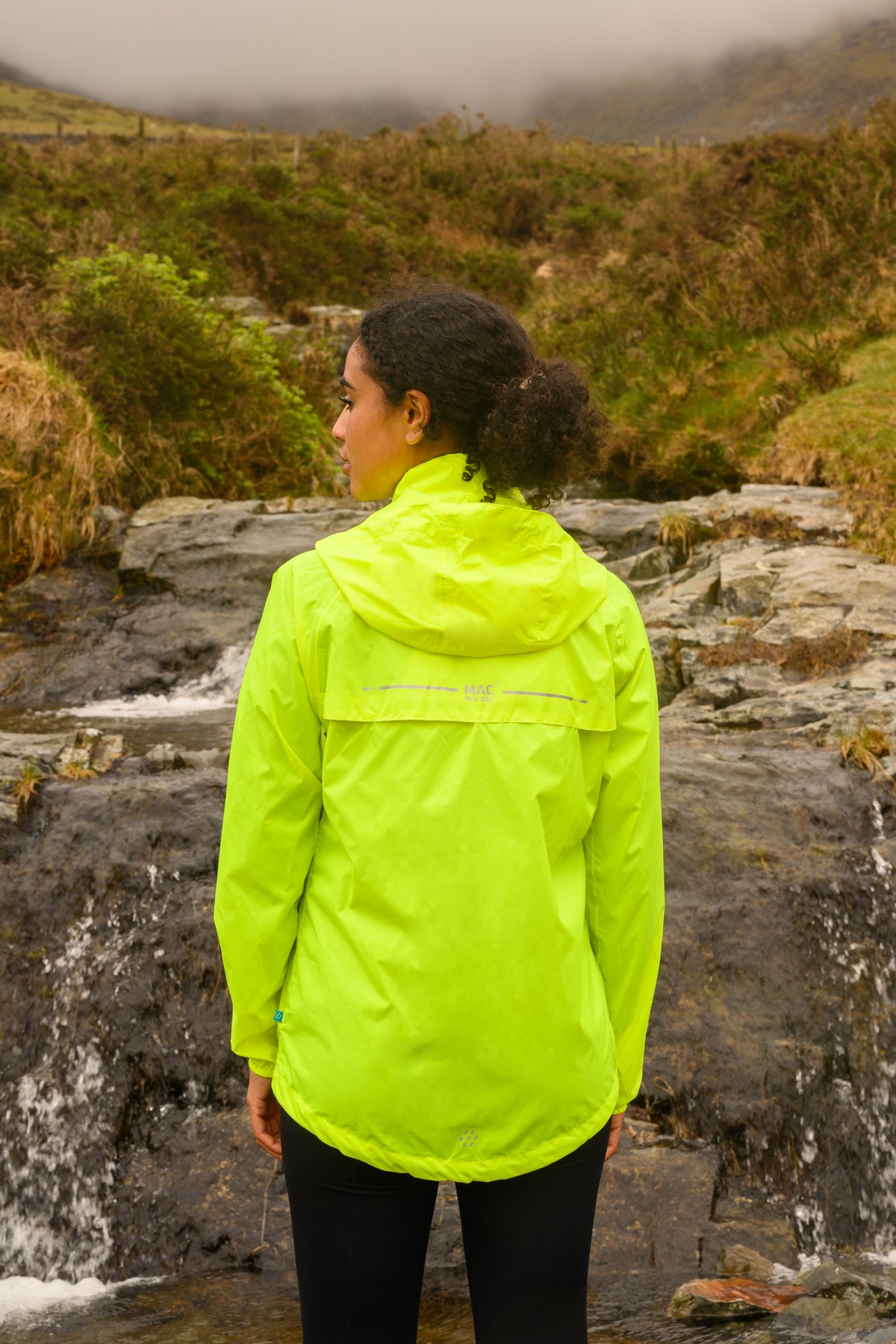 Origin Packable Waterproof Jacket - Neon Yellow