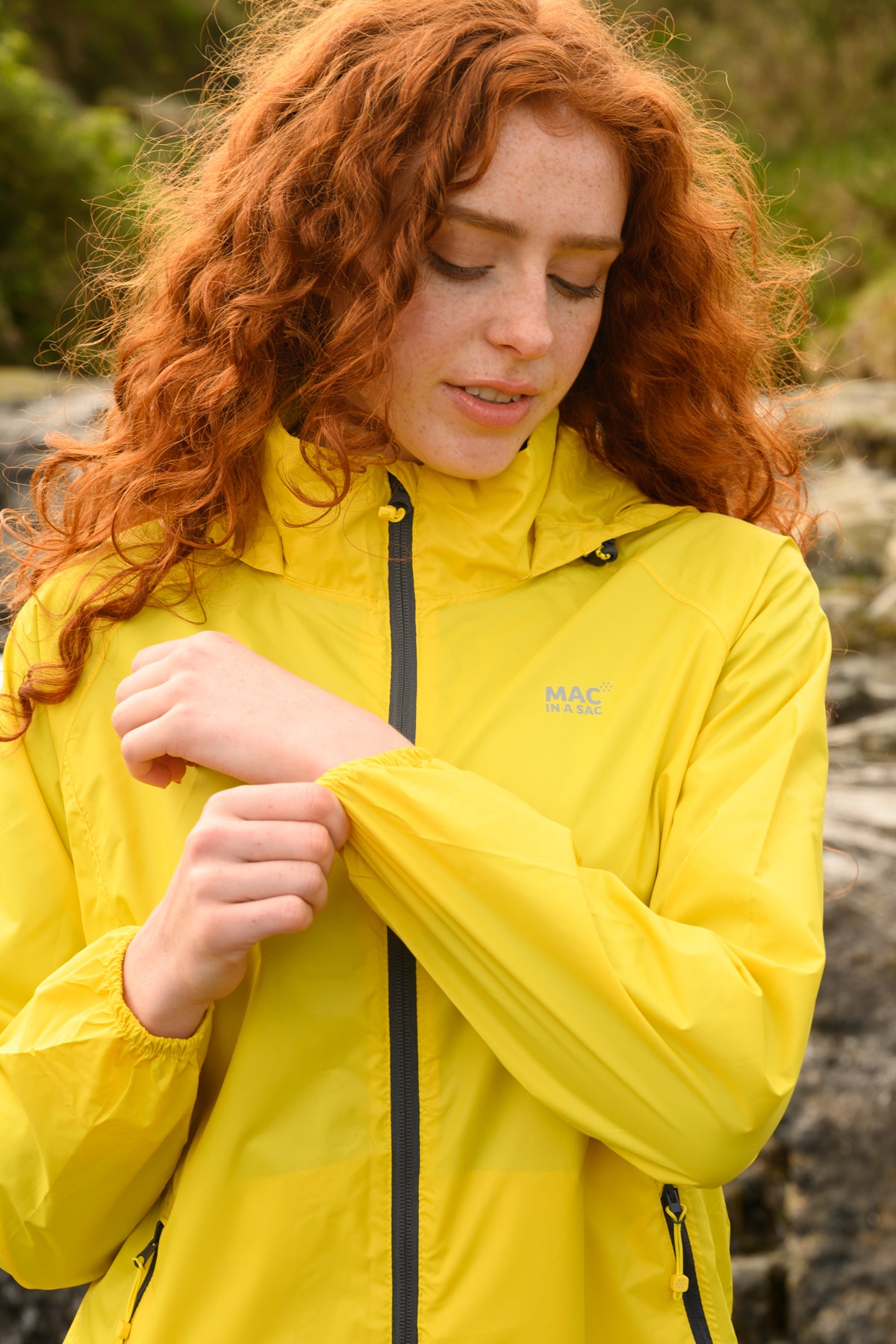 Origin Packable Waterproof Jacket - Yellow