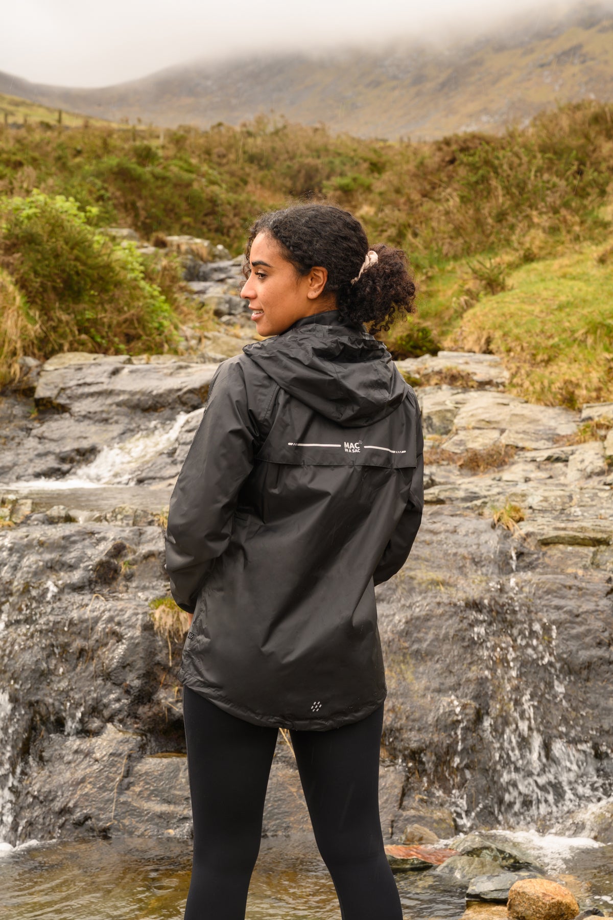 Origin Packable Waterproof Jacket - Black