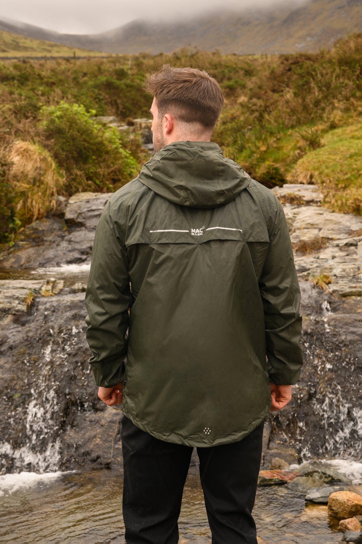 Origin Packable Waterproof Jacket - Khaki