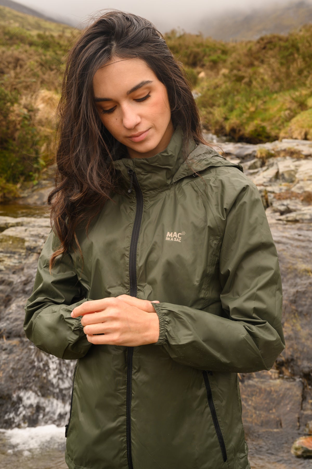 Origin Packable Waterproof Jacket - Khaki