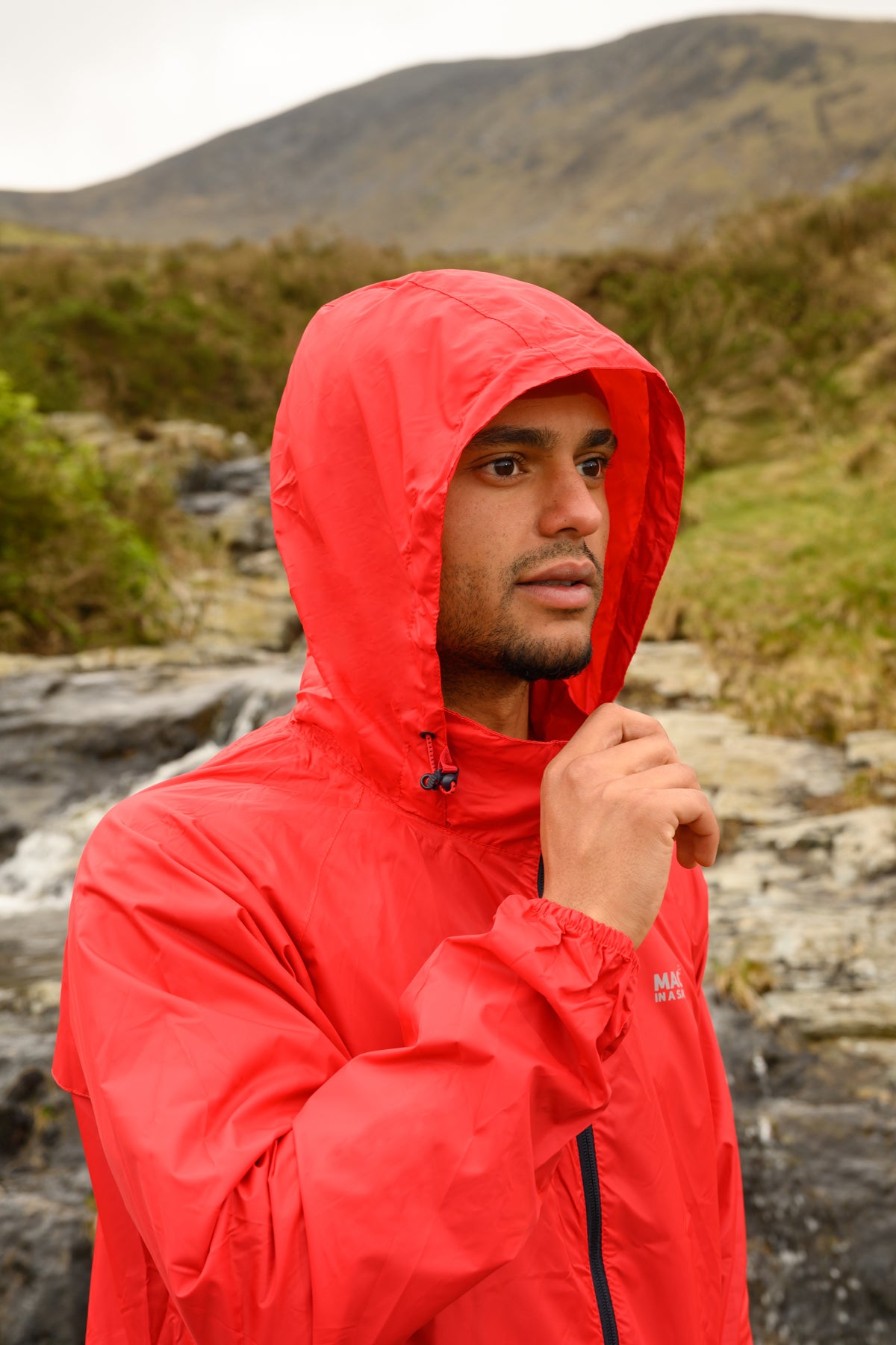 Origin Packable Waterproof Jacket - Red