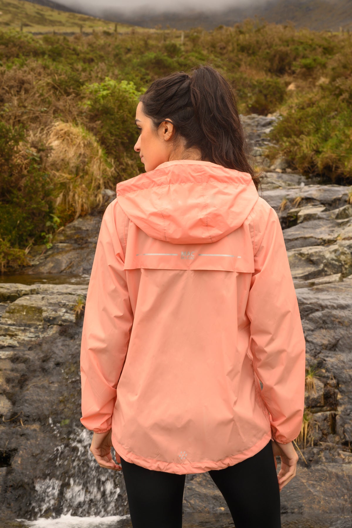 Origin Packable Waterproof Jacket - Soft Coral