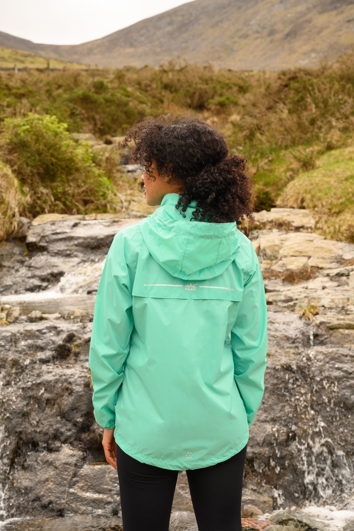 Origin Packable Waterproof Jacket - Tiffany