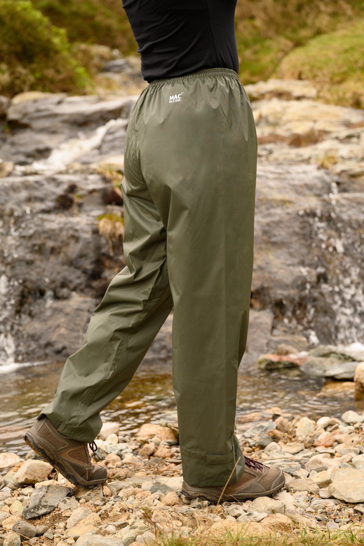 Origin Packable Waterproof Overtrousers - Khaki