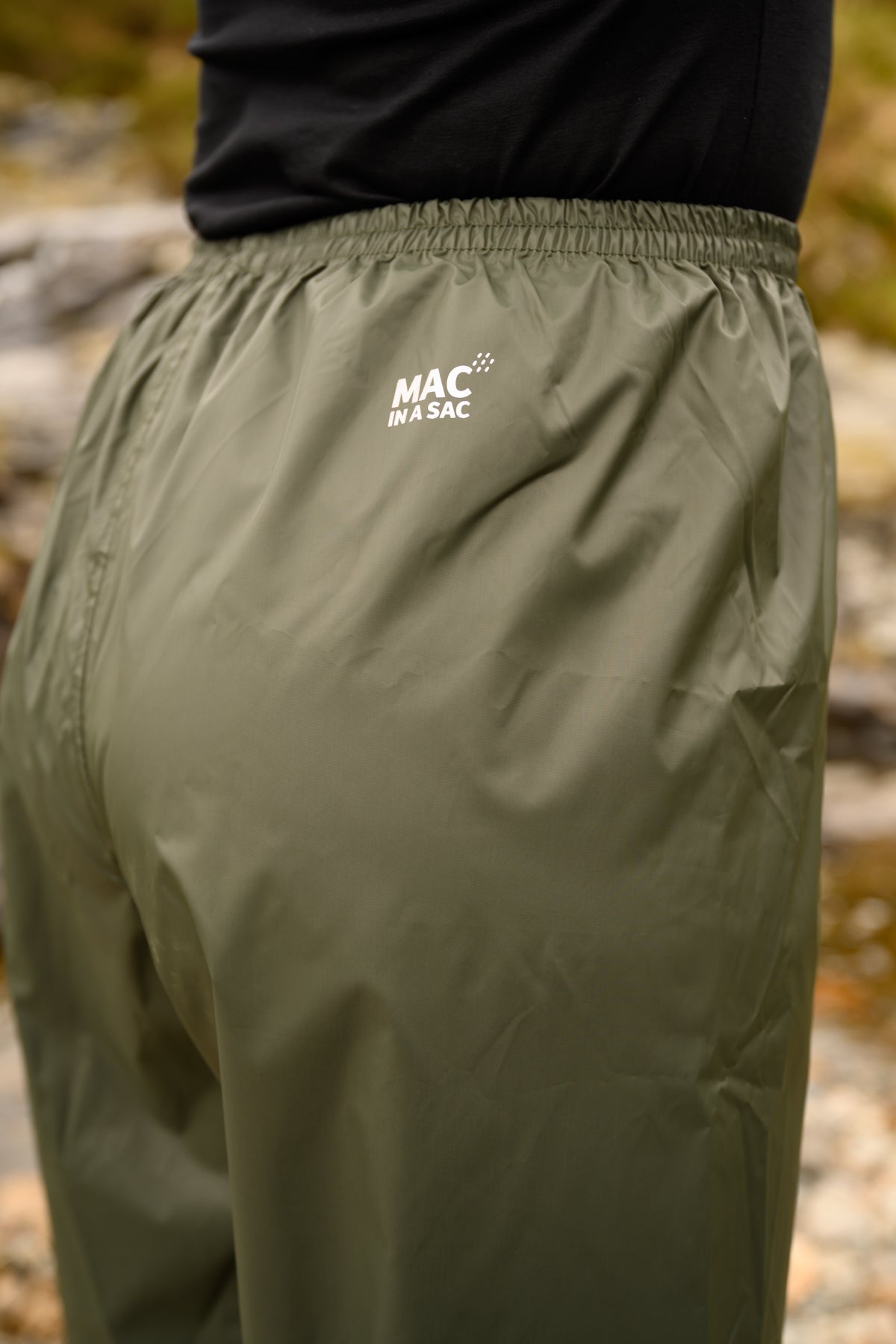 Origin Packable Waterproof Overtrousers Khaki